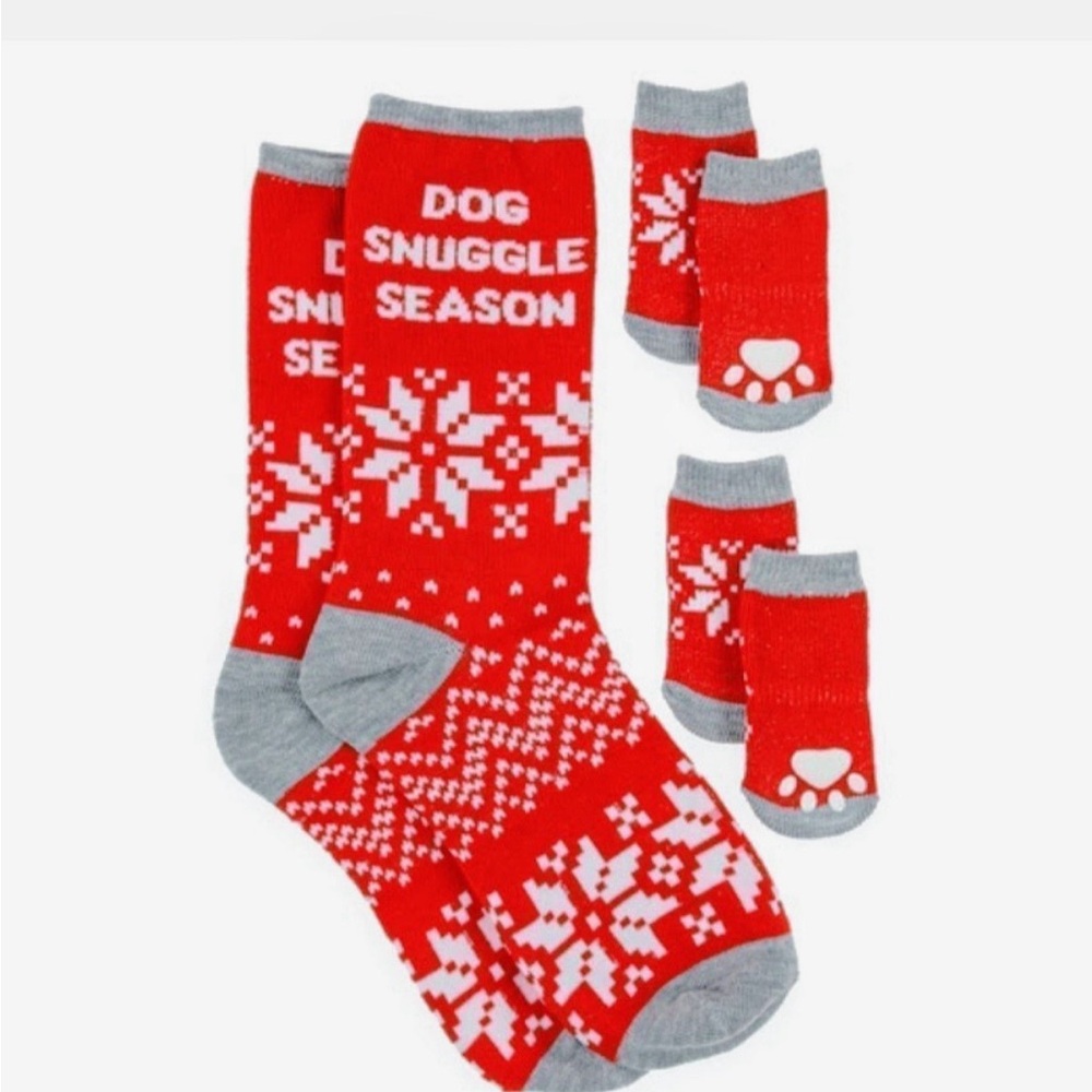 Lot of 3 NWT: Matching Dog & Owner Socks